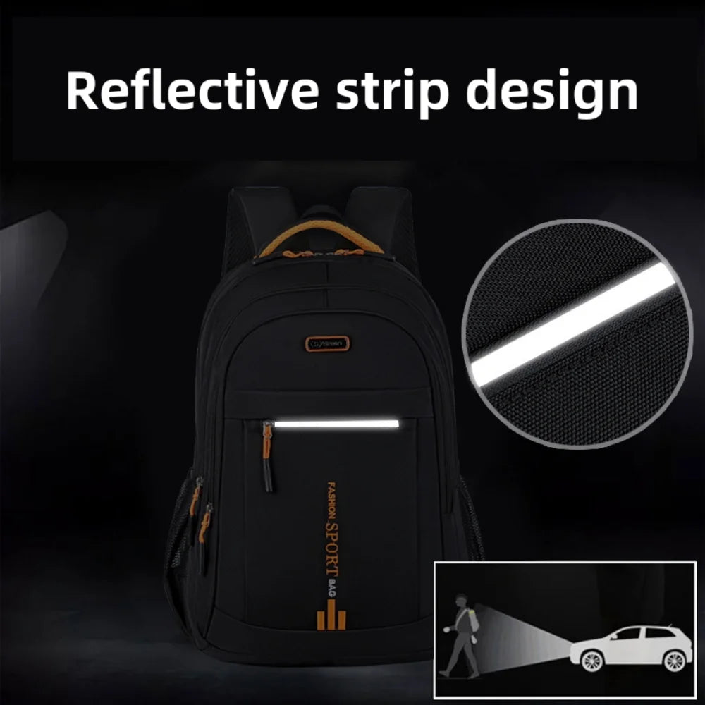 Travel Laptop Backpack for Men Women, Slim Business Backpack College School Backpack Fit 15.6" Laptop, Black