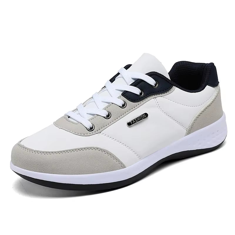 New Men Shoes Spring Autumn Waterproof Walking Sneakers Leisure Male Leather Sports Shoes Non-Slip Footwear Tennis for Men