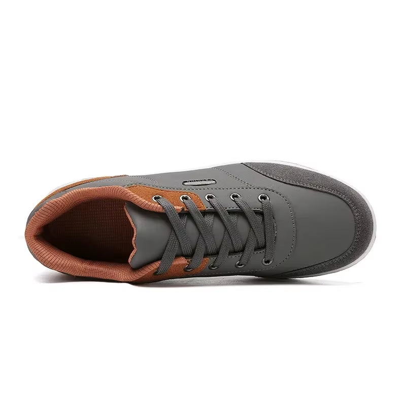 New Men Shoes Spring Autumn Waterproof Walking Sneakers Leisure Male Leather Sports Shoes Non-Slip Footwear Tennis for Men