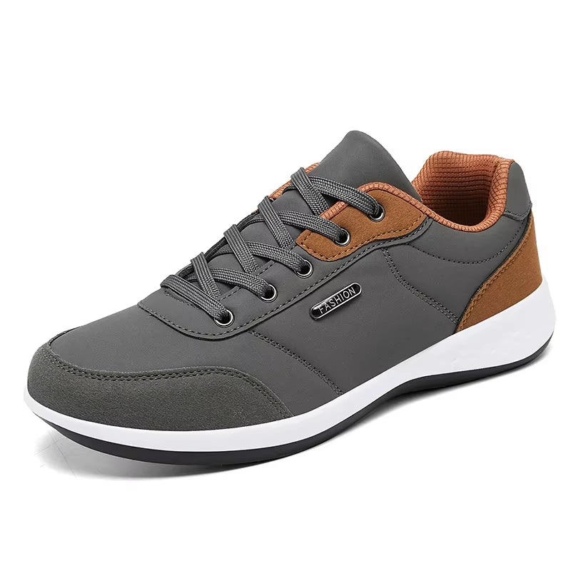 New Men Shoes Spring Autumn Waterproof Walking Sneakers Leisure Male Leather Sports Shoes Non-Slip Footwear Tennis for Men