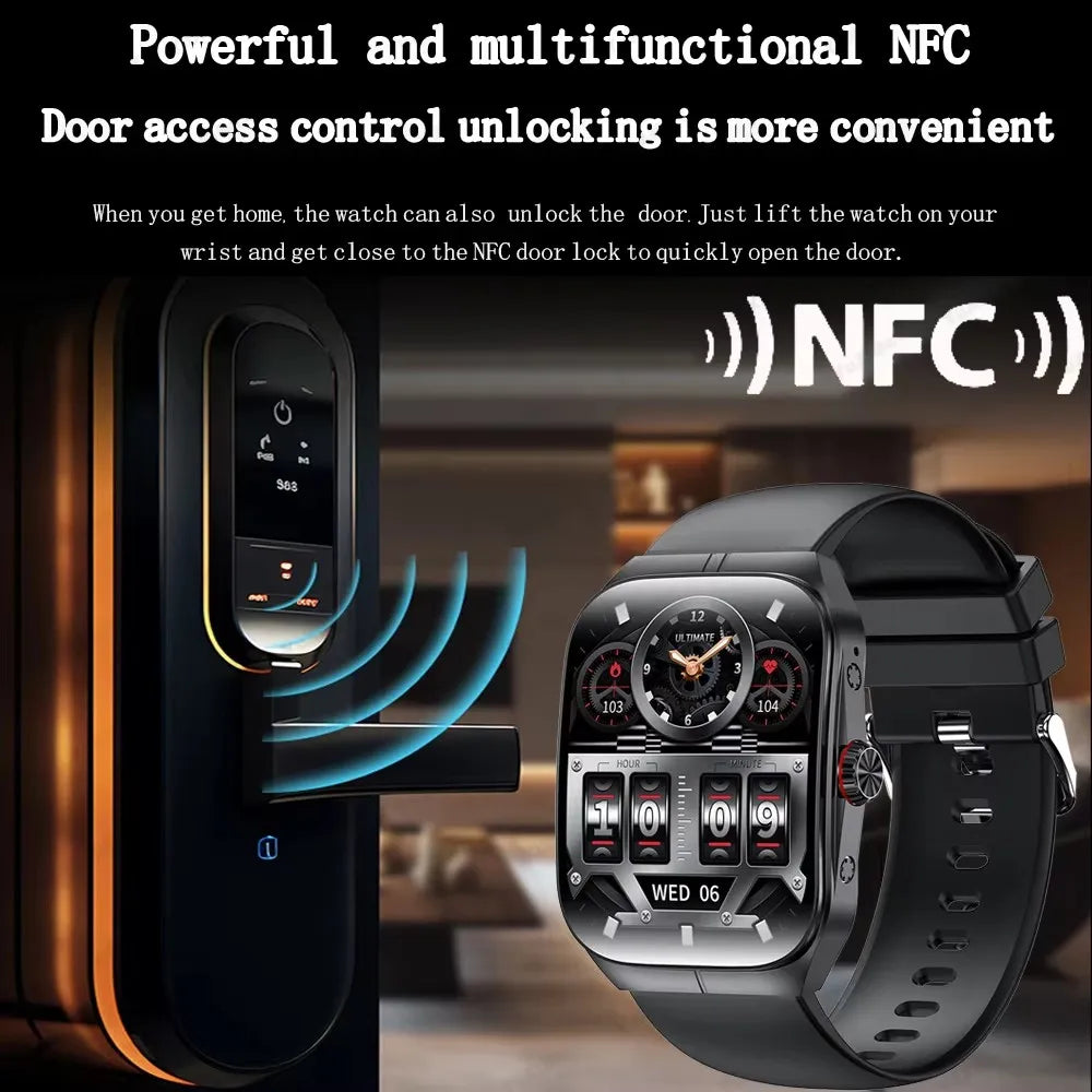 2025 New HD AMOLED Screen for OPPO Watch 4 Pro Sports Smart Watches Men GPS Track Waterproof Bluetooth Call NFC Smart Watch