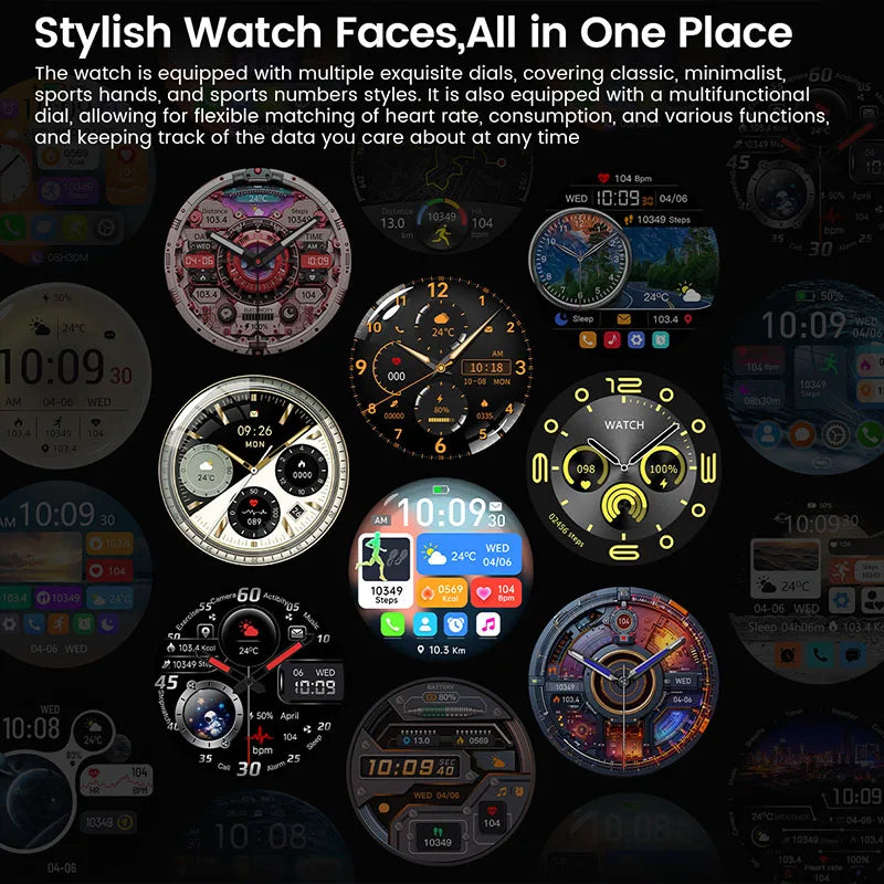 2025 New GT5 Pro Smart Watch Men 1.53 Inch AMOLED Screen GPS Track Sport Watches Heart Rate Waterproof Bluetooth Call Bracelet